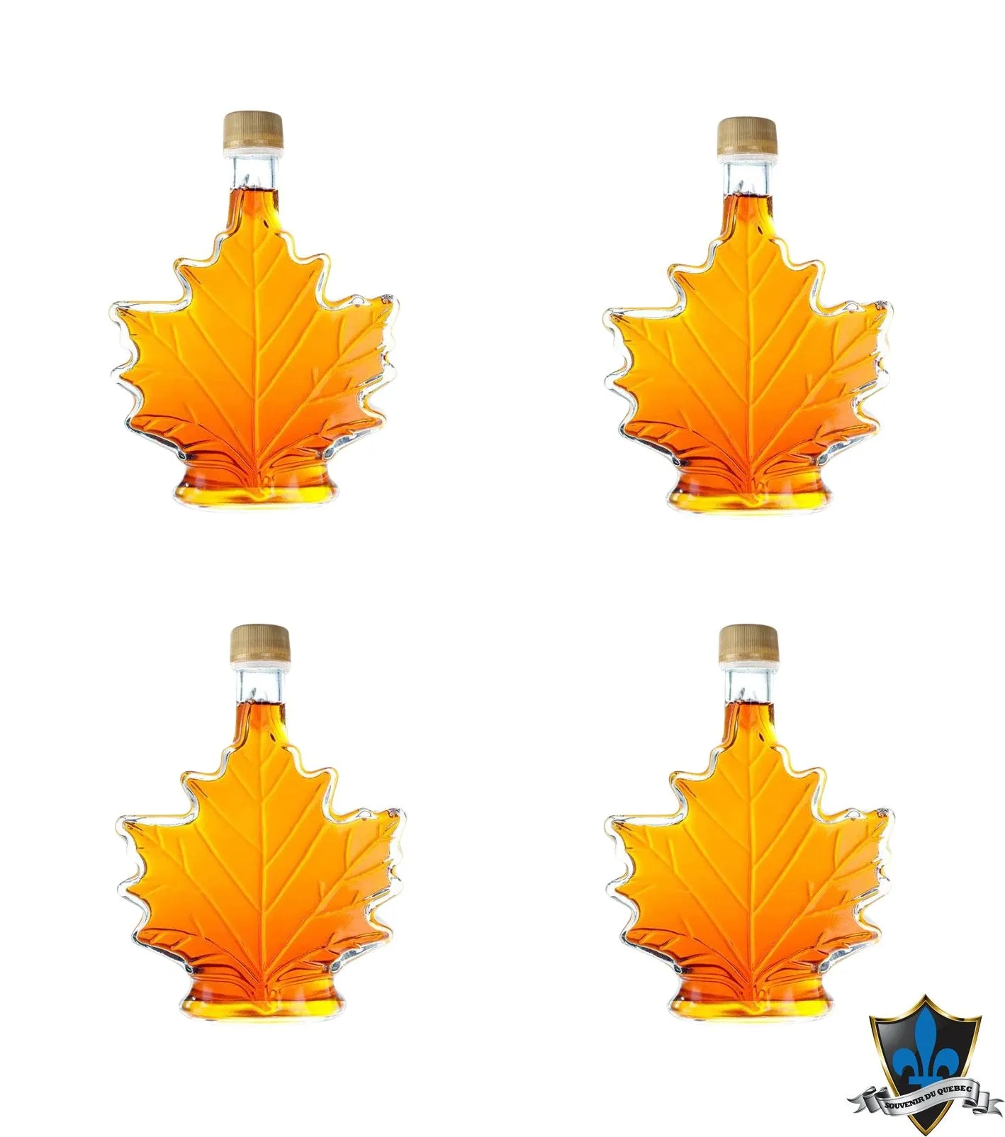 10 maple Shaped Bottles of 50ml Maple syrup.