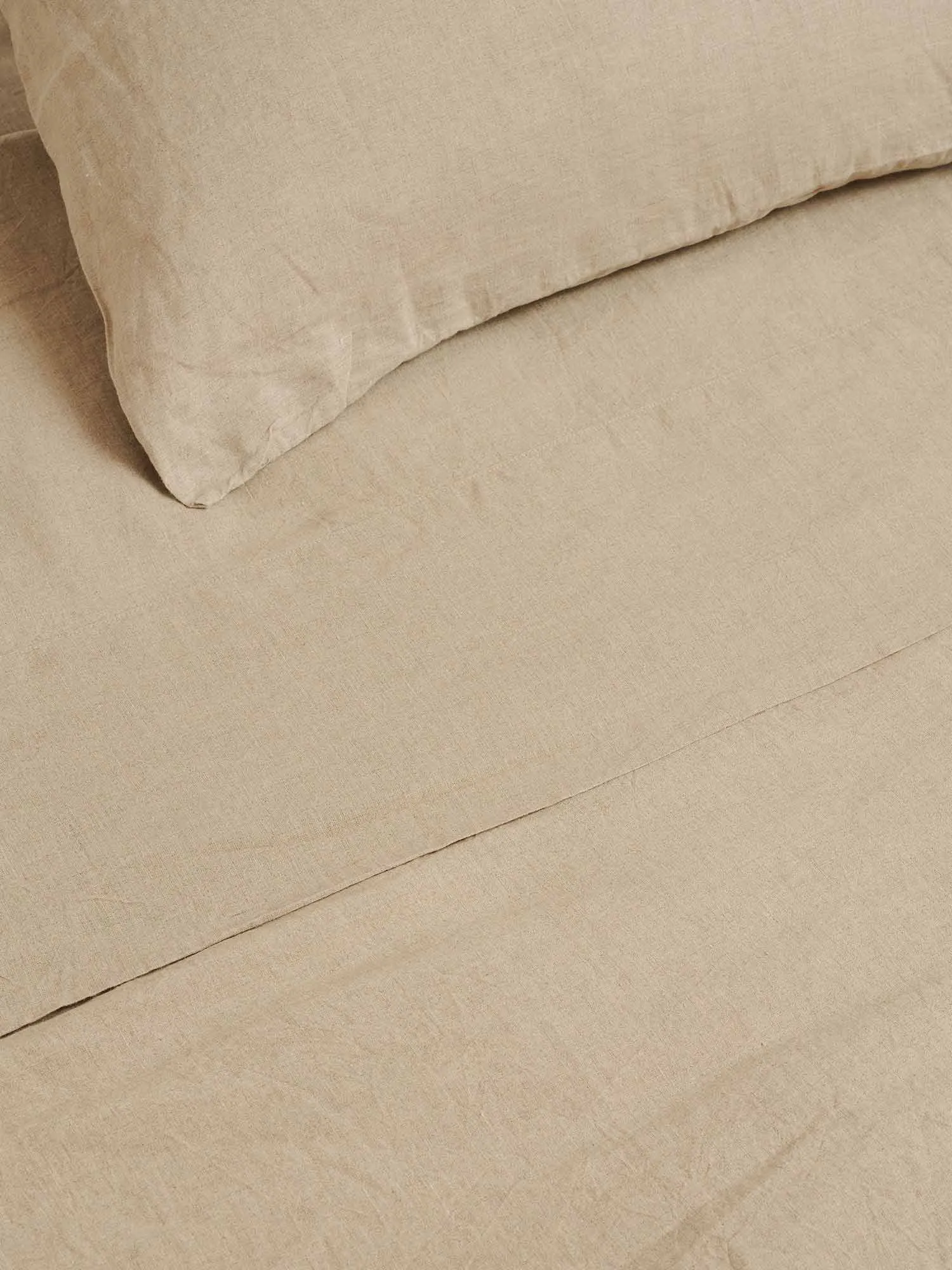 100% Linen Sheet Set in Natural