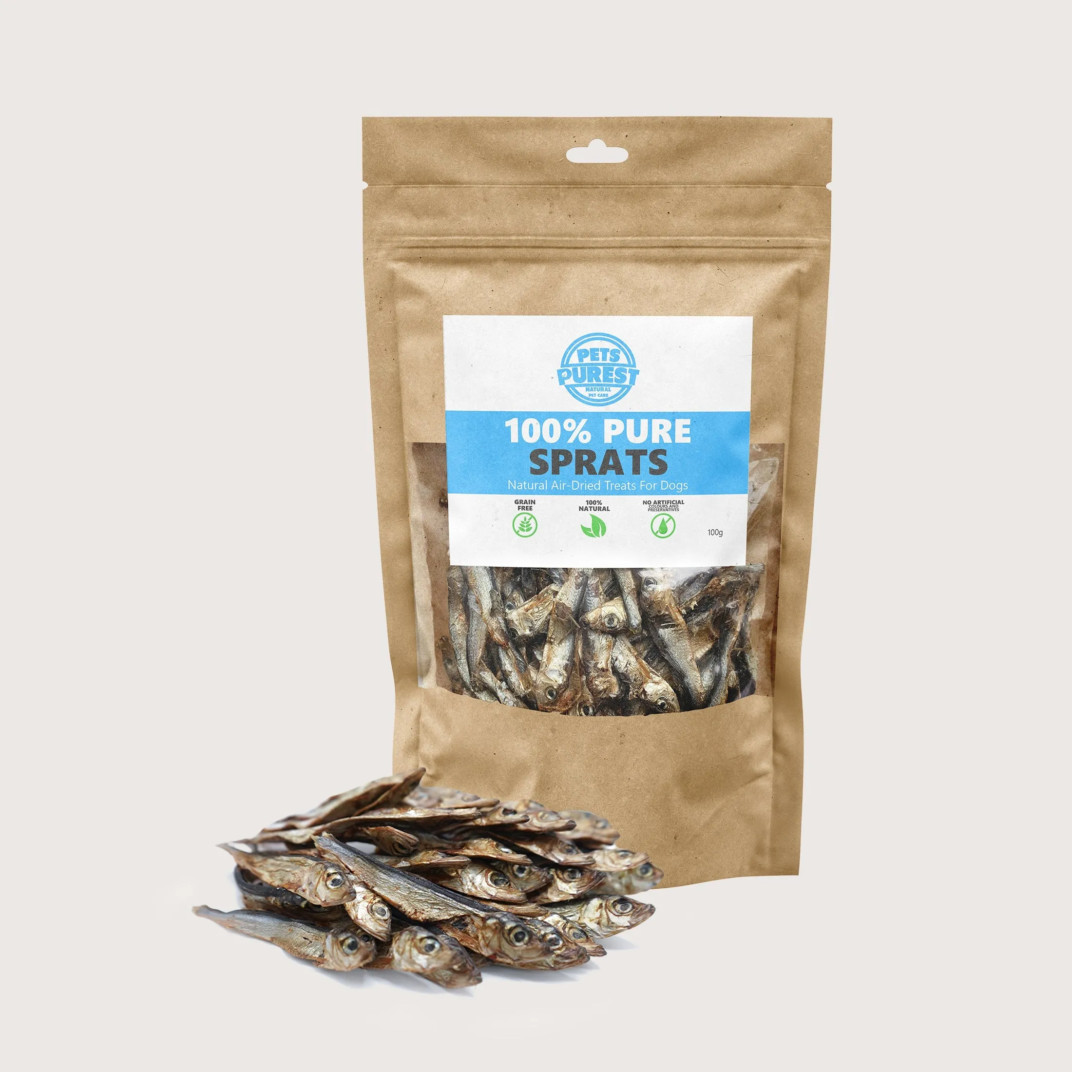 100% Natural Dried Sprats | 100g (Wholesale)