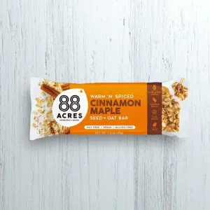 88 ACRES - CINNAMON MAPLE SEED  OAT BAR