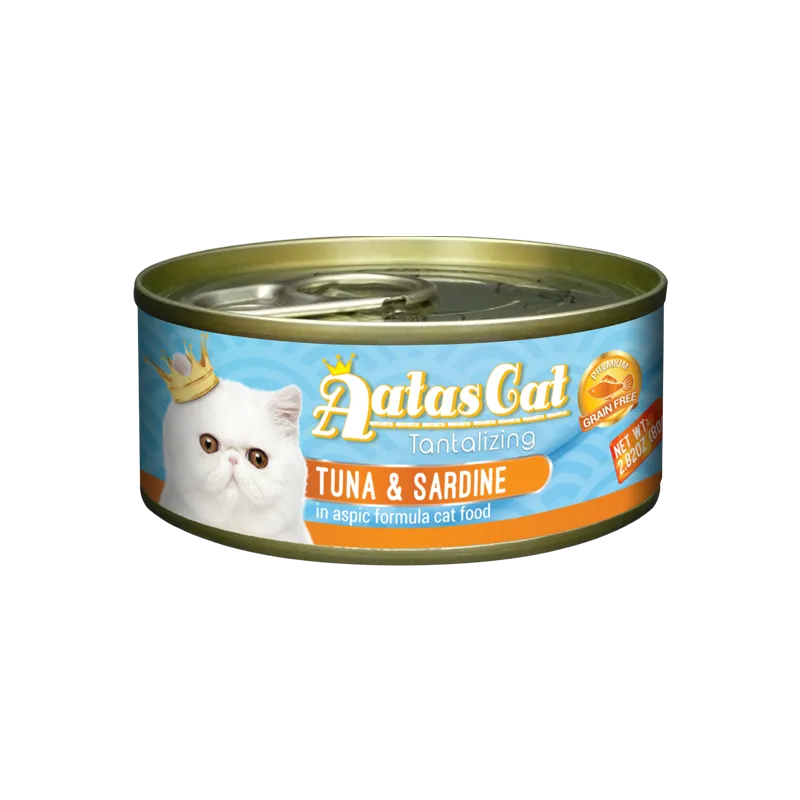 Aatas Cat Tantalizing Tuna & Sardine 80g