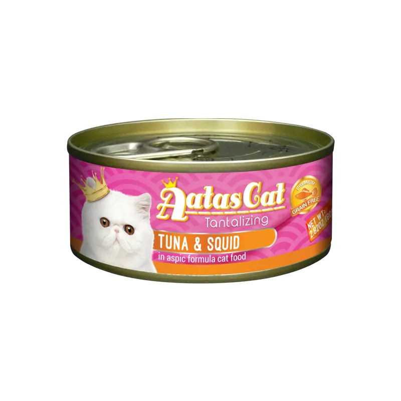 Aatas Cat Tantalizing Tuna & Squid 80g