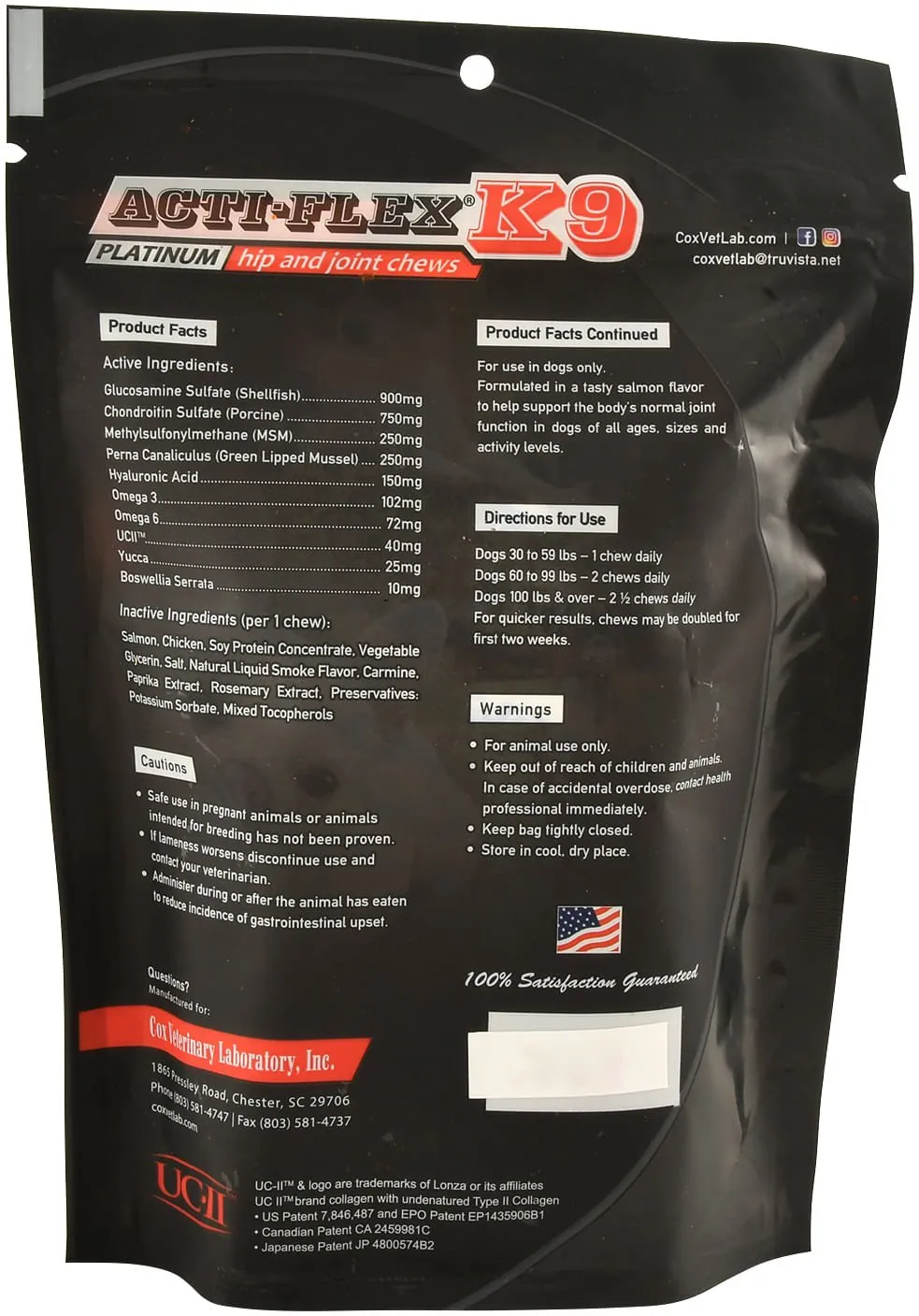 Acti-Flex K-9 Platinum Hip & Joint Chews