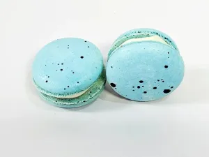 All Natural Blueberry Vegan Macarons