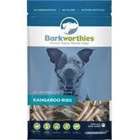 Premium All-Natural Kangaroo Rib Dog Chew by Barkworthies - Healthy & Delicious Treat