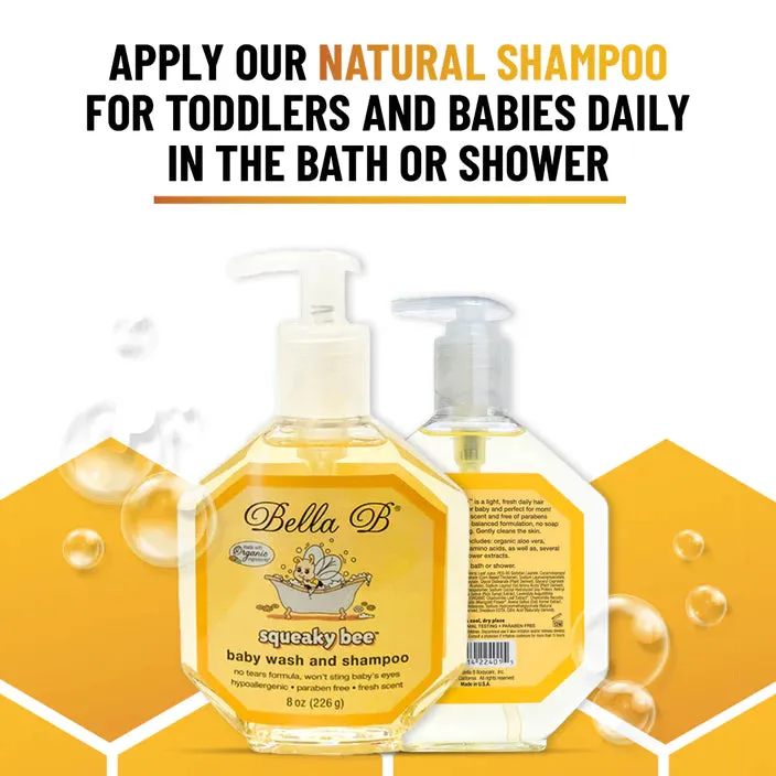 Bella B Naturals Squeaky Bee Hair and Body Shampoo