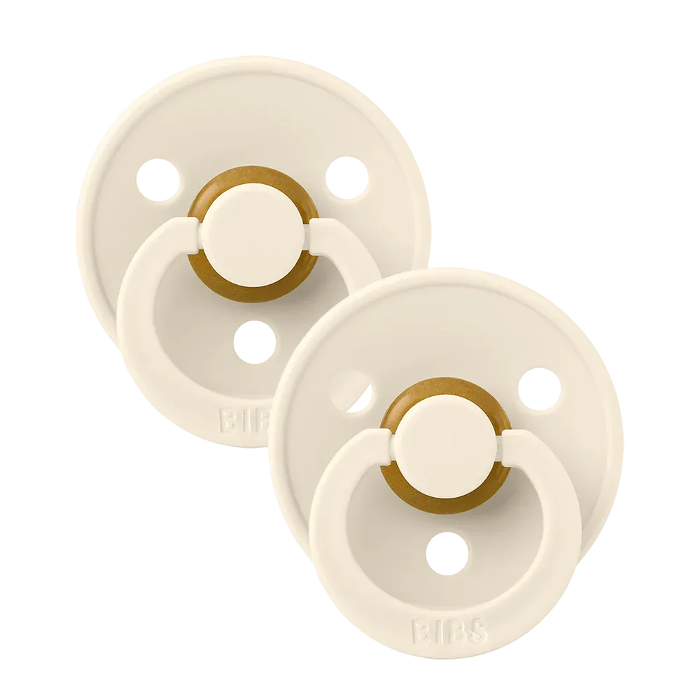 BIBS Pacifier 2 PK Ivory