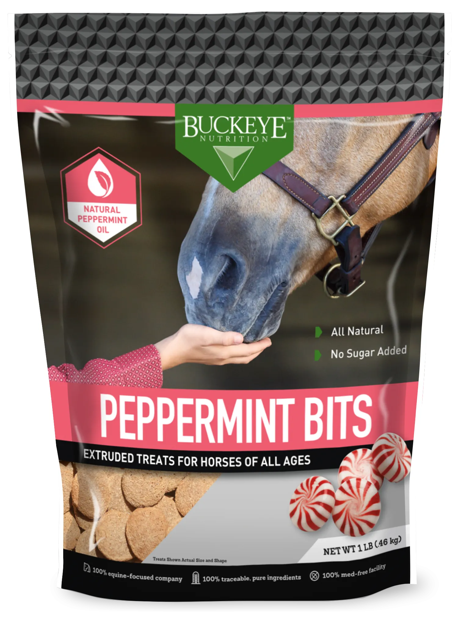 Buckeye Nutrition Peppermint Bits Horse Treat