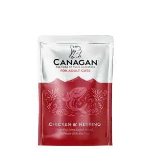 Canagan Chicken & Herring Cat Wet Pouches - 8 x 85g