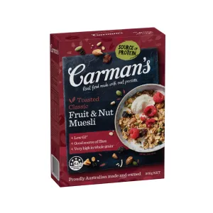 Carman's  – Toasted Classic Fruit & Nut Muesli Bars