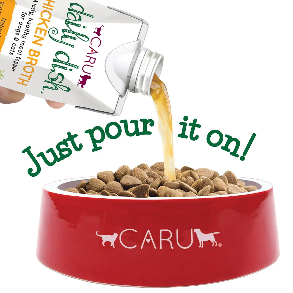 Caru Daily Dish Chicken Broth for Dogs & Cats