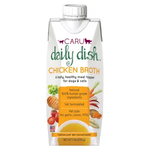 Caru Daily Dish Chicken Broth for Dogs & Cats