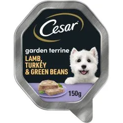 Cesar Foil Tray Garden Terrine Lamb & Turkey 14 x 150g