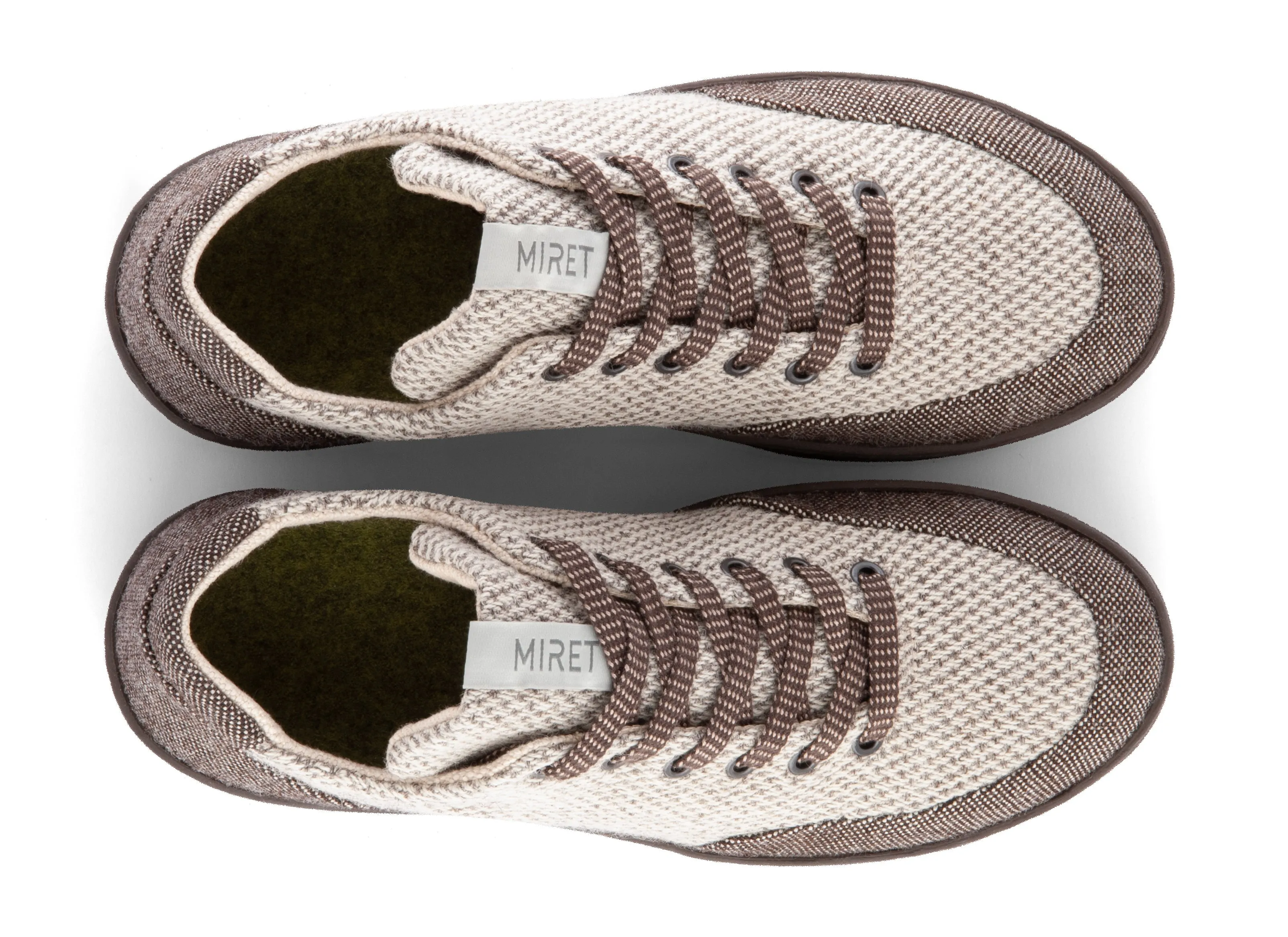 Beige CLAY Classic Sneakers with Durable Design