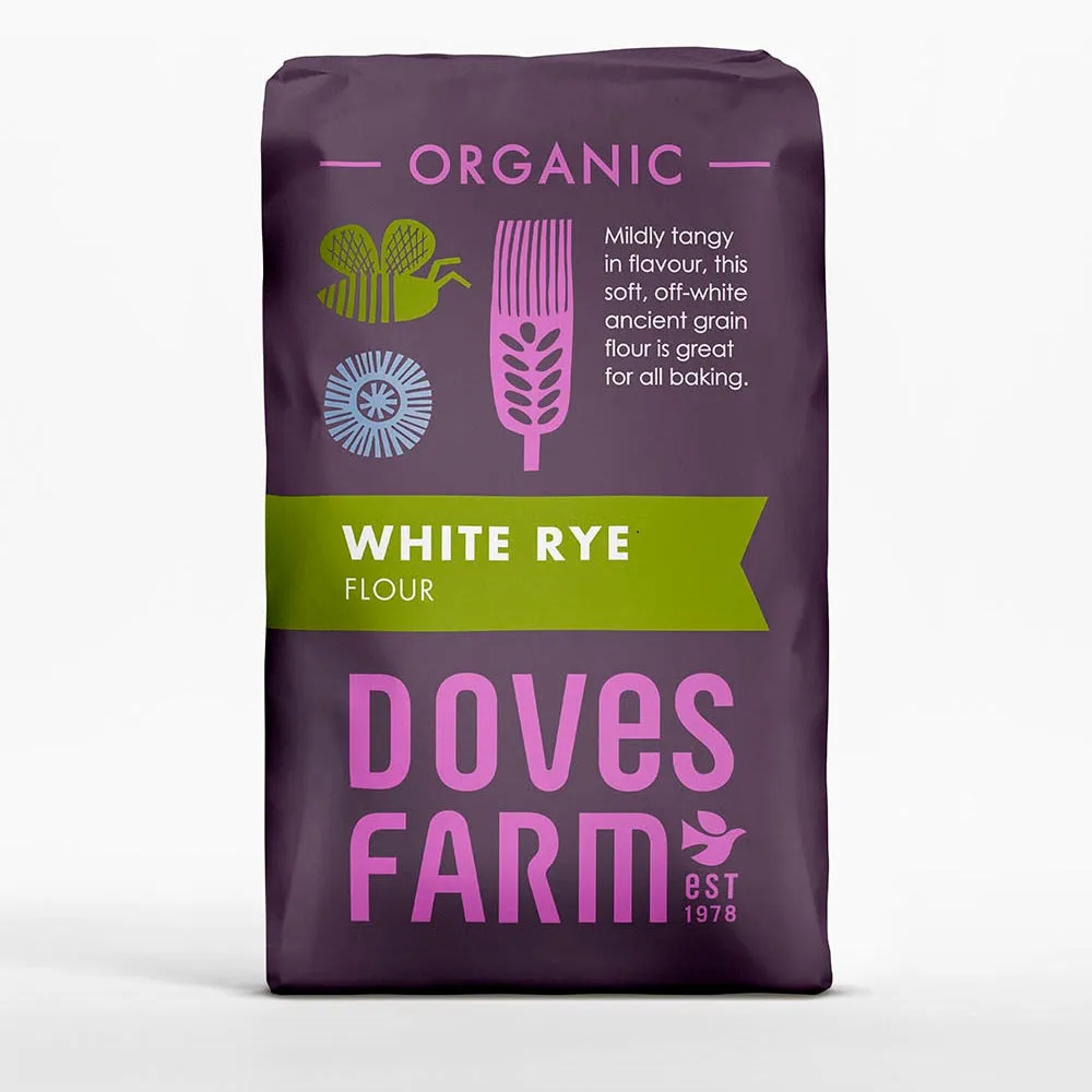 Doves Farm Organic White Rye Flour 1Kg