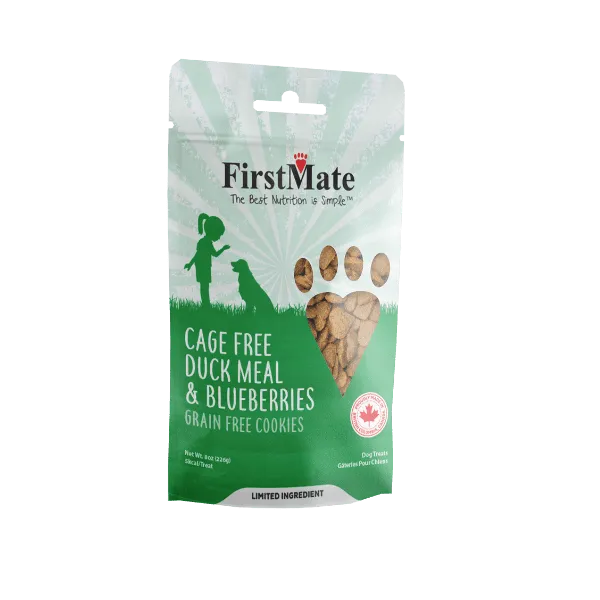 FirstMate Cage Free Duck & Blueberries 8 oz.