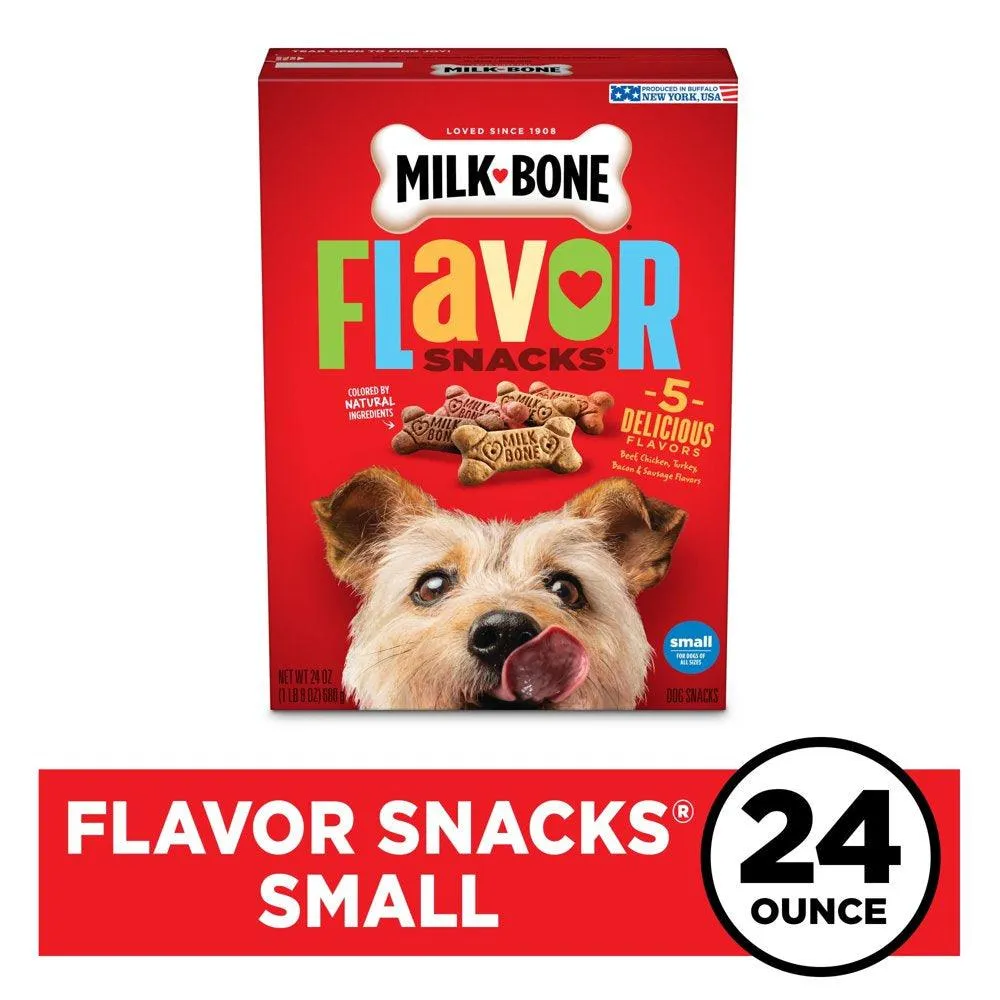 Flavor Snacks Small Dog Biscuits 24 Oz