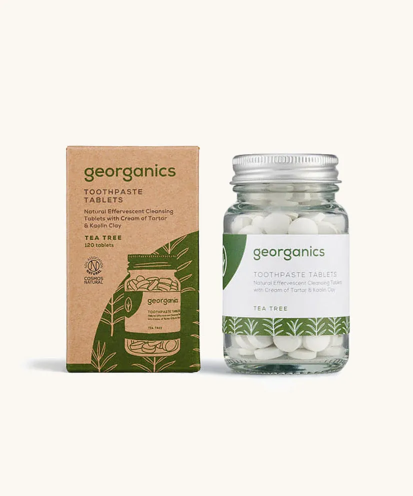 Georganics Natural Toothtablets - Tea Tree x120