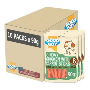 Good Boy Chicken Carrot Sticks Dog Treats 10 x 90g