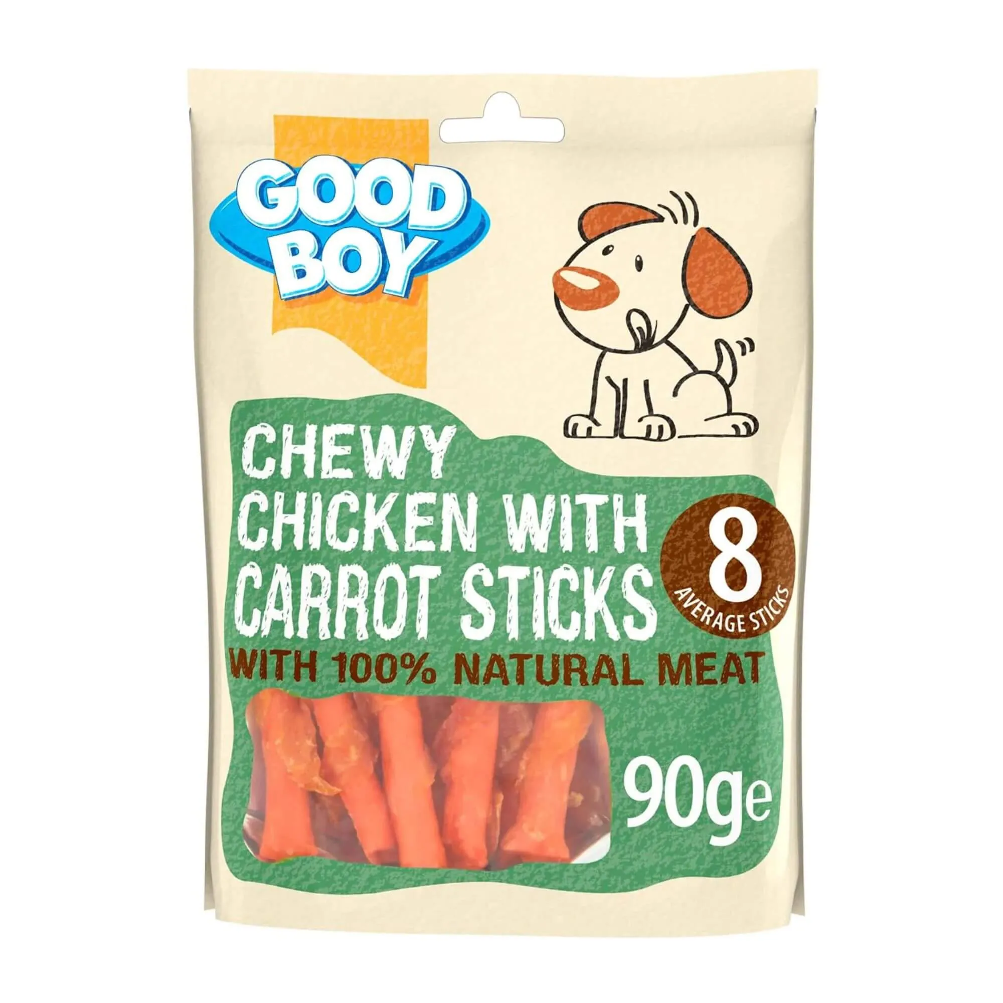 Good Boy Chicken Carrot Sticks Dog Treats 10 x 90g