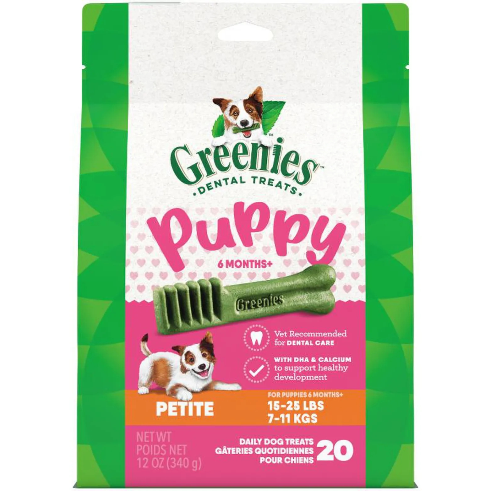 Greenies Dental Chew Puppy 12oz