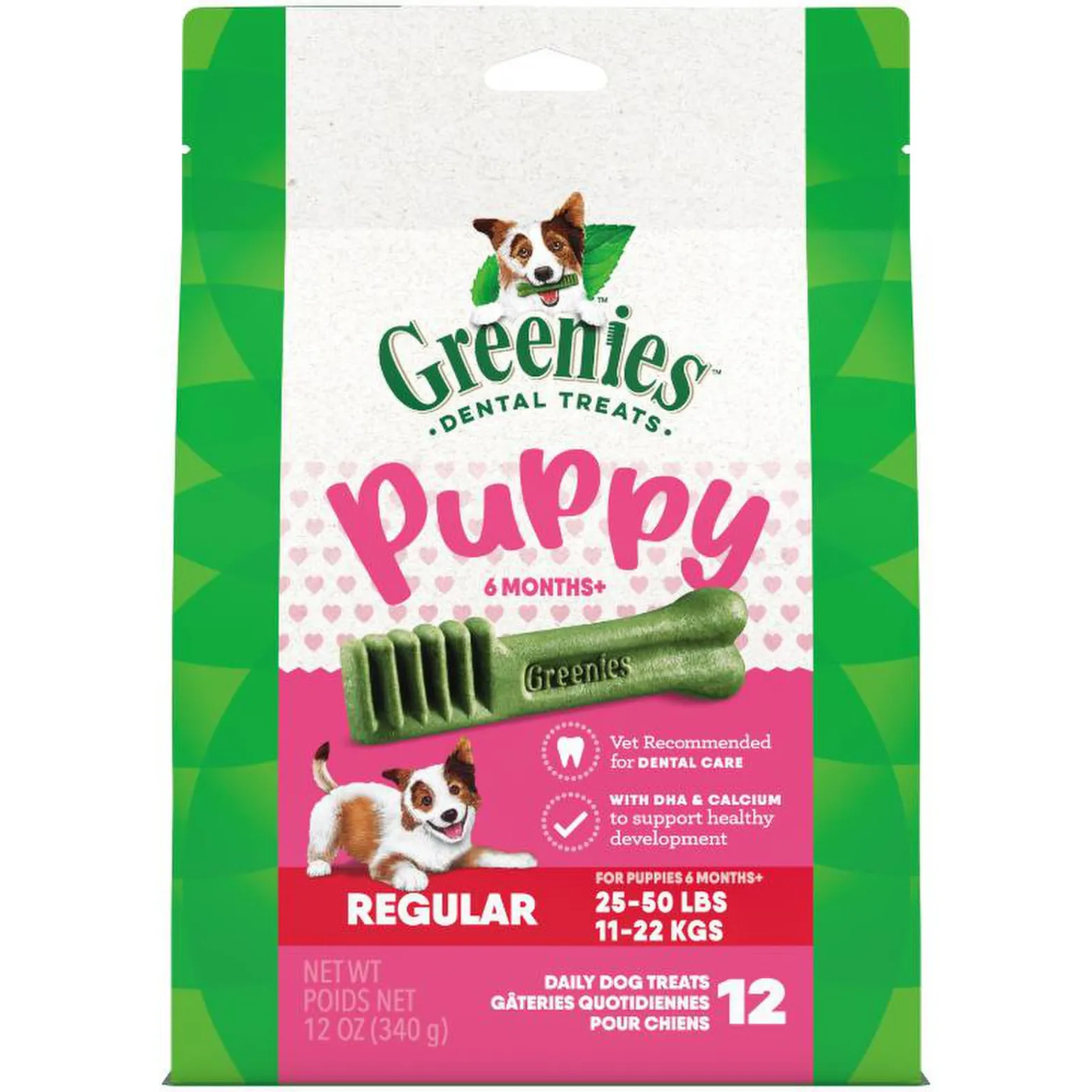 Greenies Dental Chew Puppy 12oz