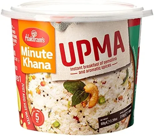 Haldiram's Minute Khana Upma Cup - 68 Gm (2.39 Oz)