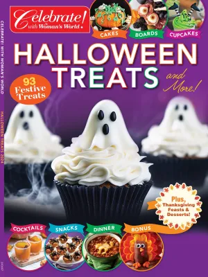 Halloween Treats - Celebrate With Woman's World: 93 Festive Treats, Easy-To-Follow Recipes, Wicked Witch Candy Apples, Frankenstein Fruit Roll-Ups, Mummified Baked Brie & Thanksgiving Bonus Recipes!