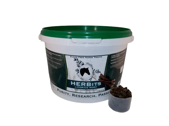 Herbs For Horses Herbits ( Sugarless Horse Treats) Licorice  Flavor