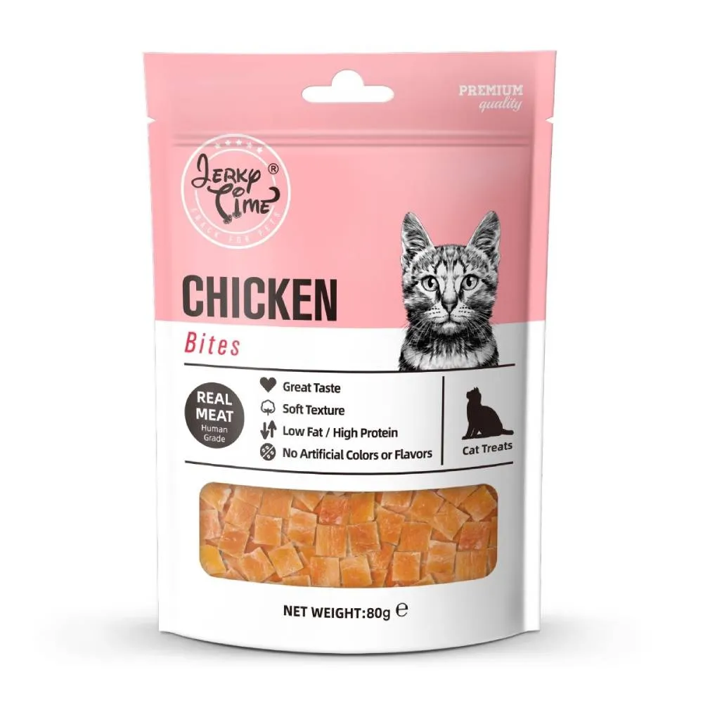 Jerky Time Cat Chicken Bites 80g