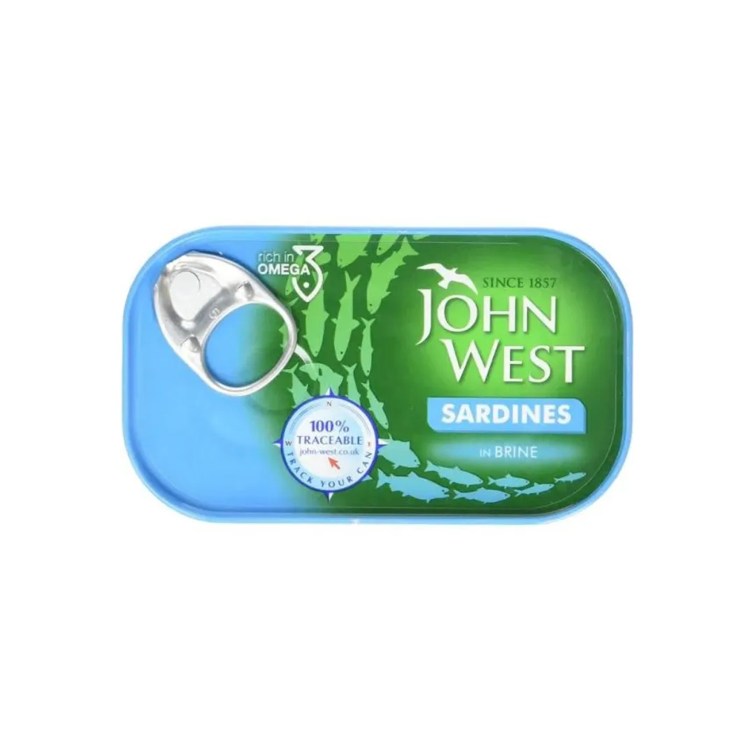 John West Sardine in Brine 160g - Savory and Nutritious Snack