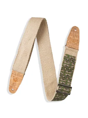 Levy's MH8P-005 2" Wide Hemp Guitar Strap