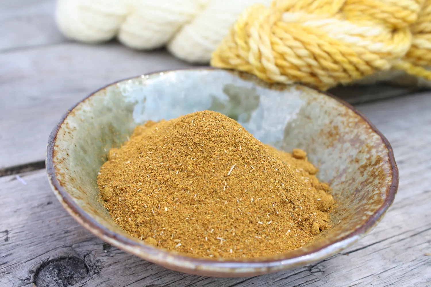 Marigold Natural Dye, powdered marigold flowers for dyeing rich yellows