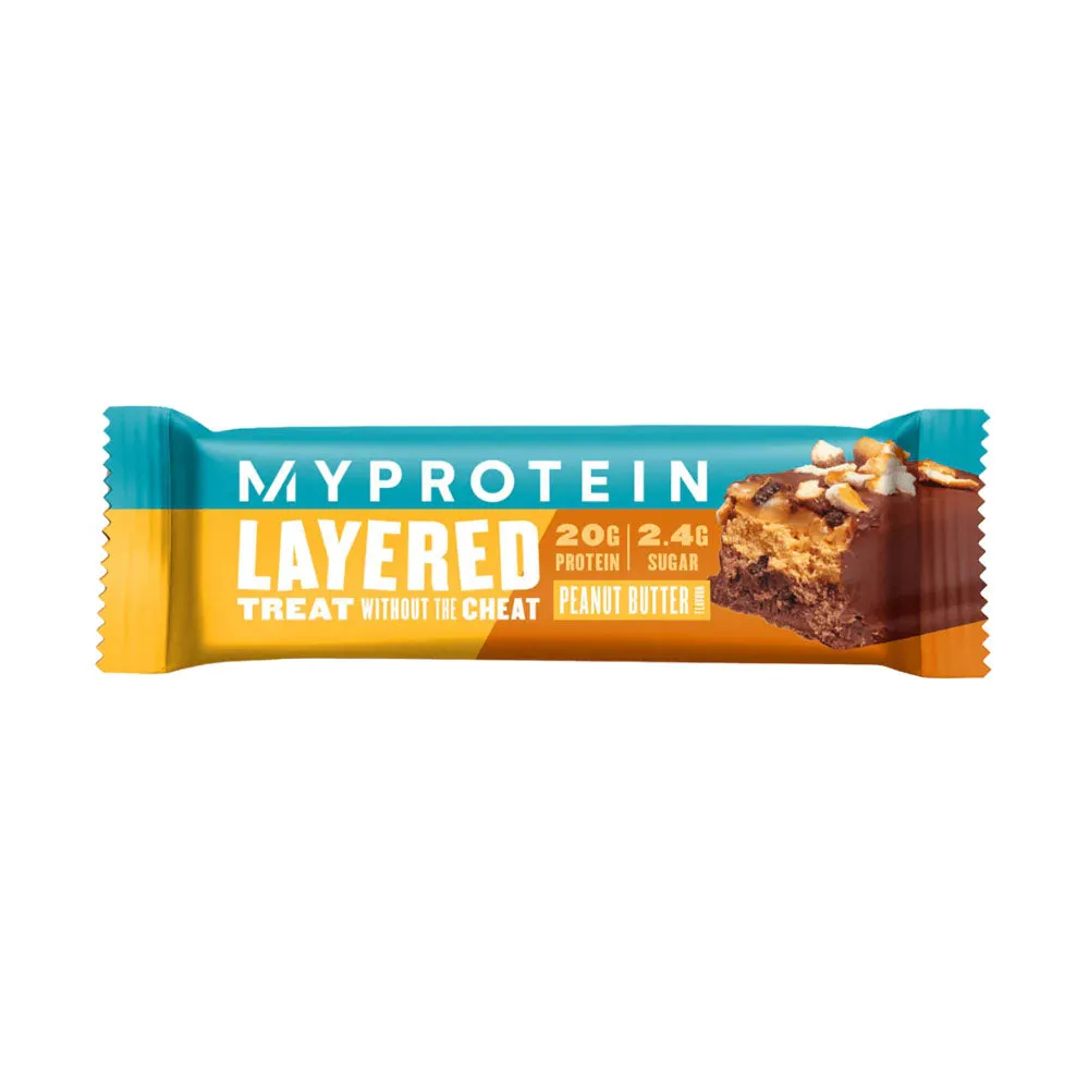 MyProtein Layered Protein Bar Peanut Butter