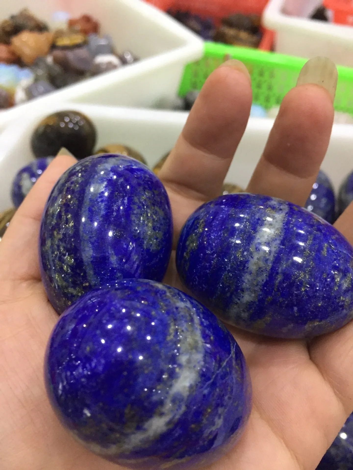 Natural Lapis Lazuli Ornaments And Handles