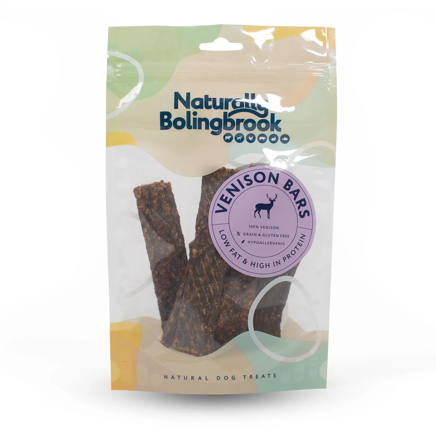 Naturally Bolingbrook Venison Bars 100g