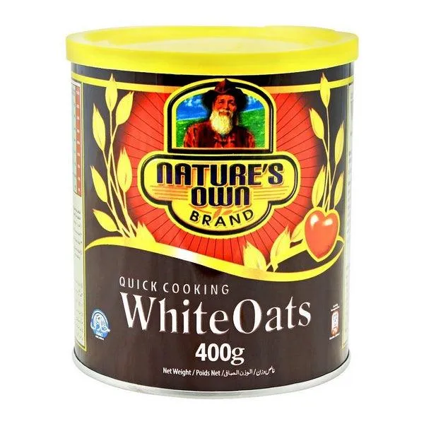 NATURE`S WHITE OATS 400GM