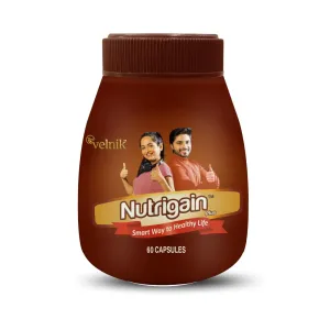 Nutrigain Plus Ayurvedic Weight Gainer Capsules (60 Capsules)