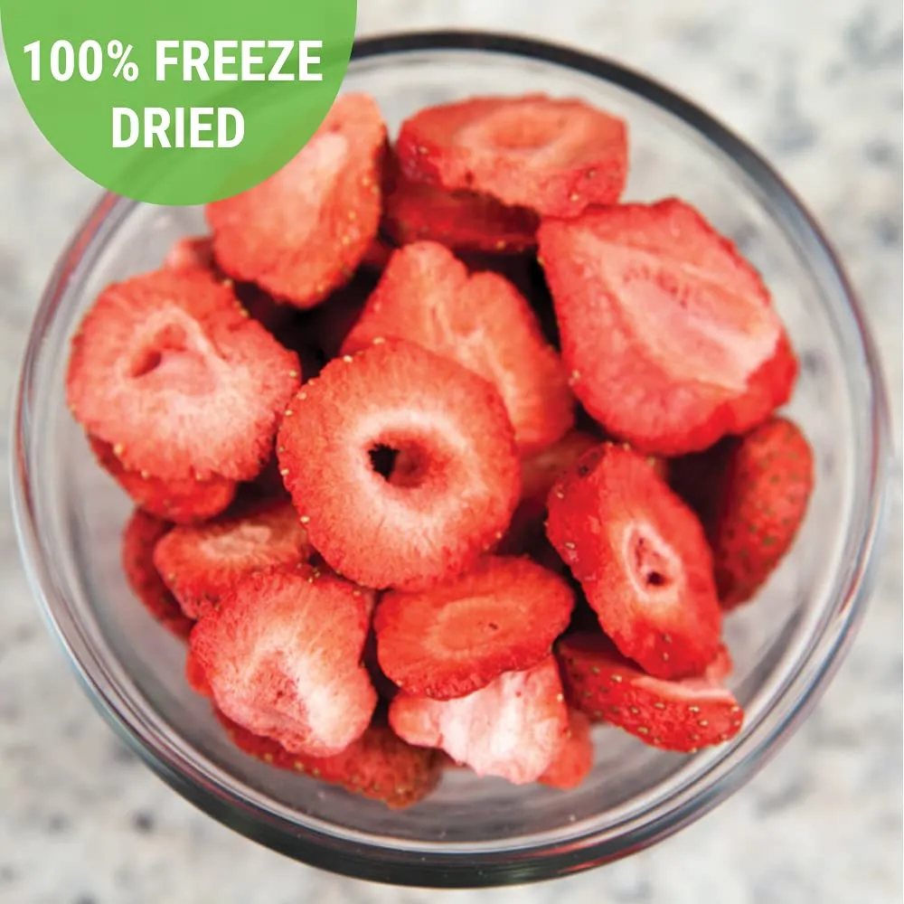 Nutristore Freeze-Dried Strawberries #10 Can - 40 Servings