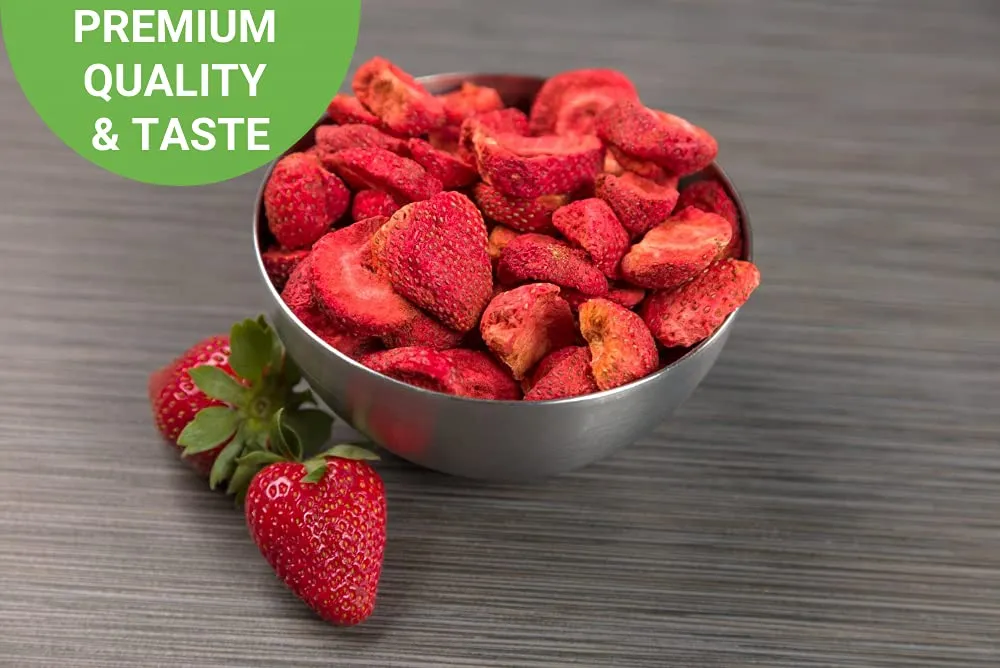 Nutristore Freeze-Dried Strawberries #10 Can - 40 Servings