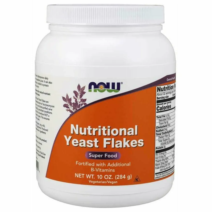 Nutritional Yeast Flakes 10 oz By Now