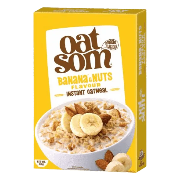 OAT SOM BANANA & NUTS FLAVOUR INSTANT OATMEAL 390G