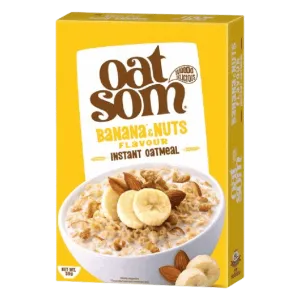 OAT SOM BANANA & NUTS FLAVOUR INSTANT OATMEAL 390G