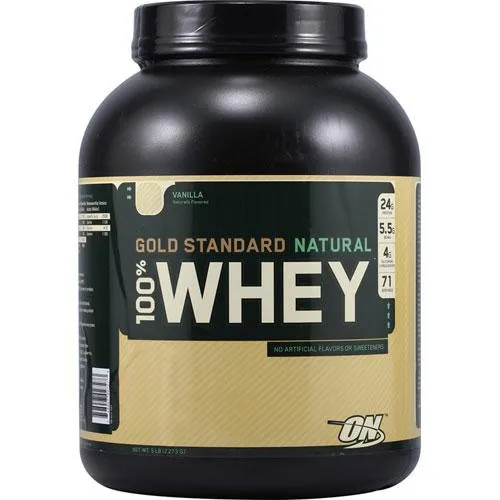 Optimum Nutrition 100% Natural Whey Gold Standard 4.8 Lbs