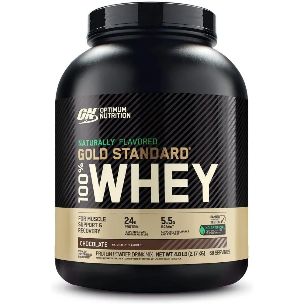 Optimum Nutrition 100% Natural Whey Gold Standard 4.8 Lbs