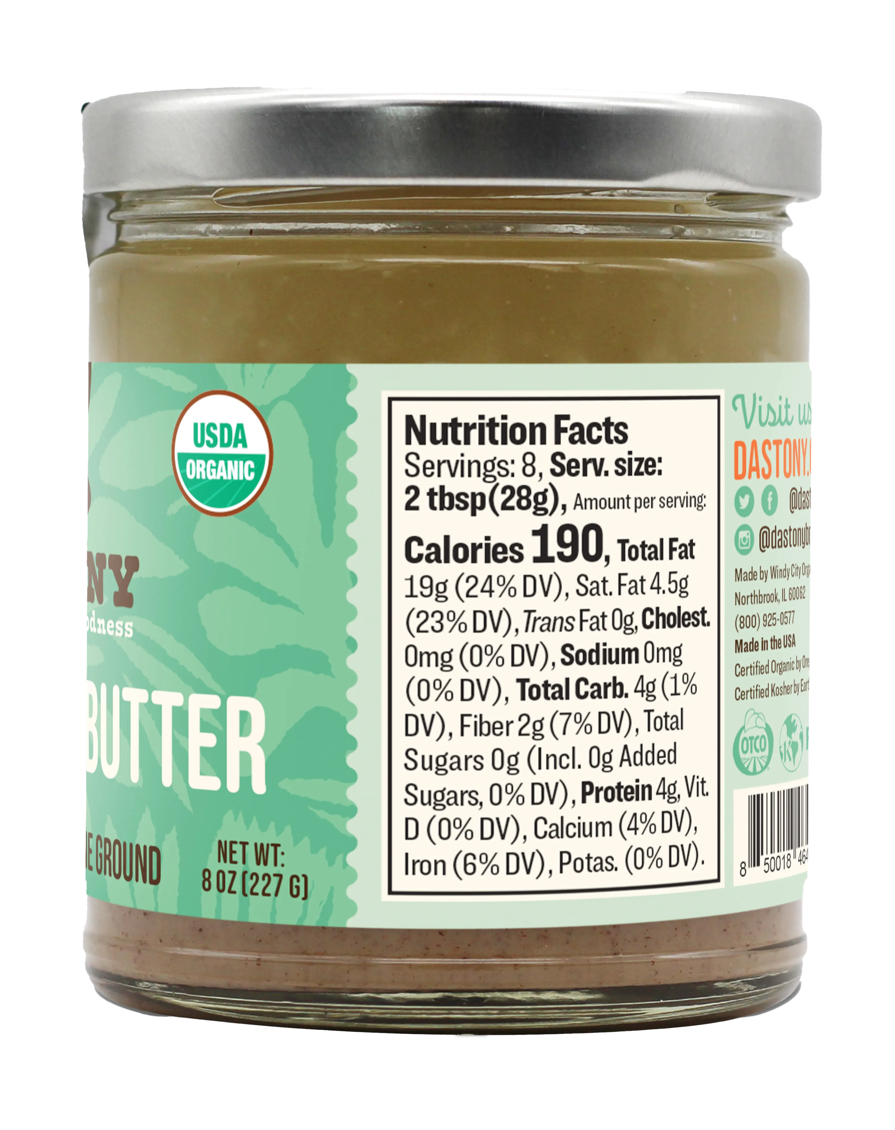 Organic Raw Brazil Nut Butter