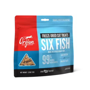 ORIJEN Grain Free Six Fish Freeze Dried Cat Treats