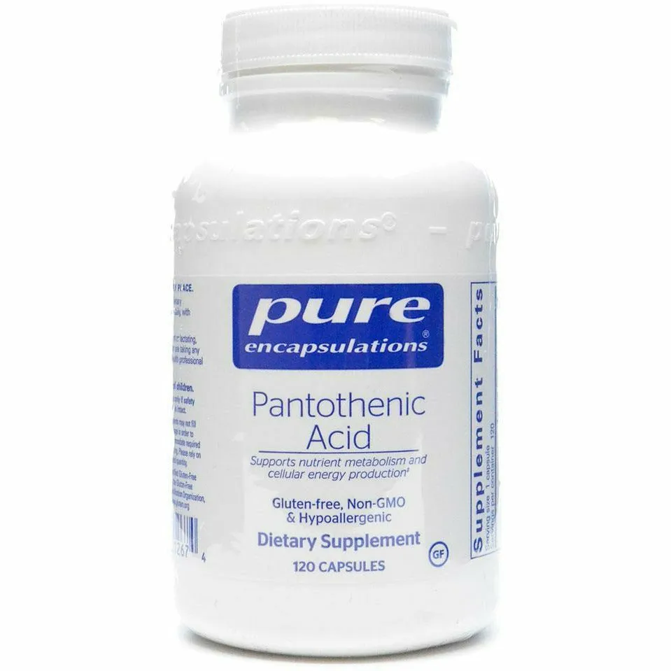 Pantothenic Acid 120 vcaps by Pure Encapsulations