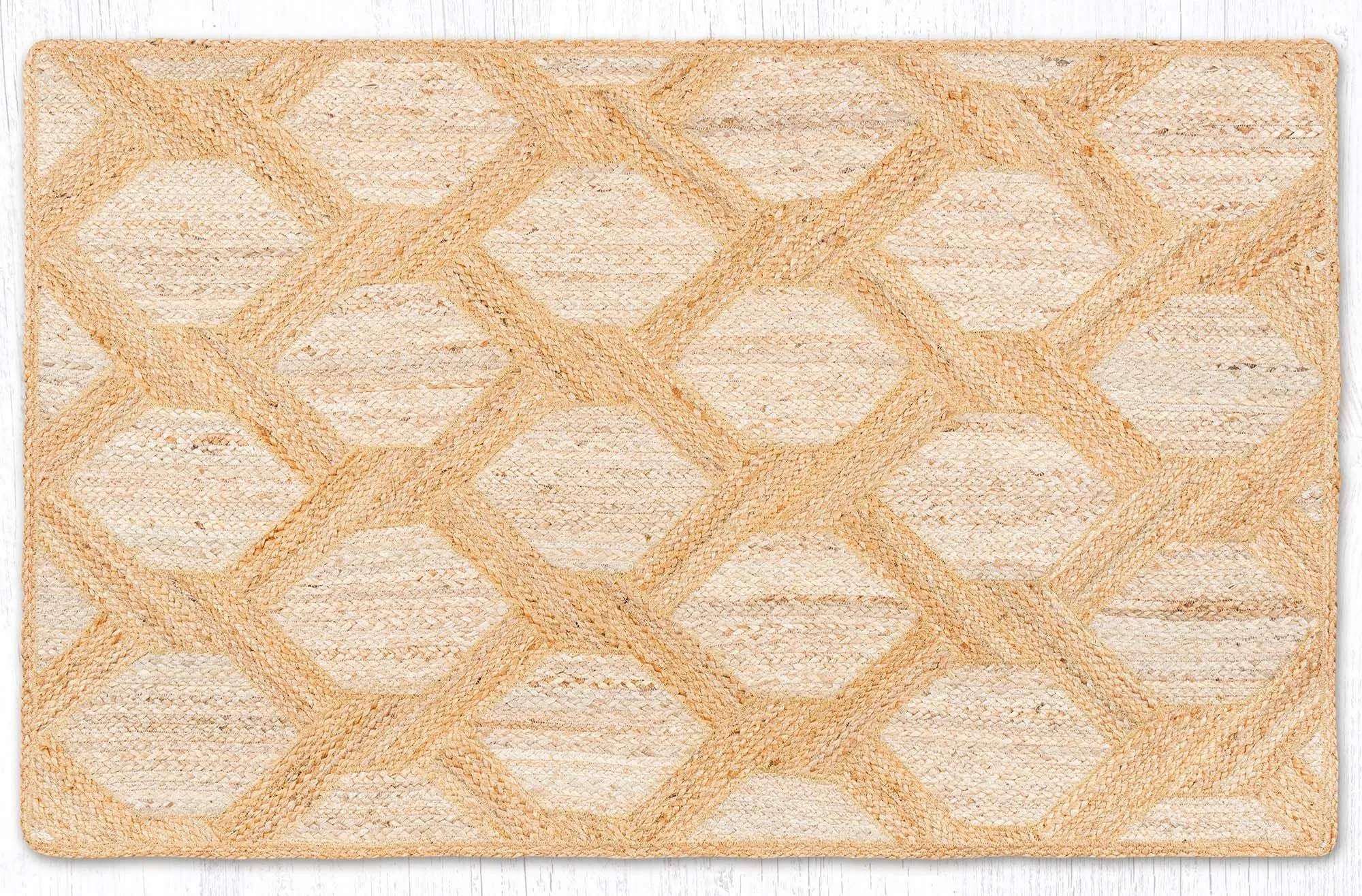 Parquet Quilted Natural Rug