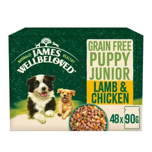 Puppy Lamb & Chicken in Gravy Grain Free Wet Dog Food Pouches